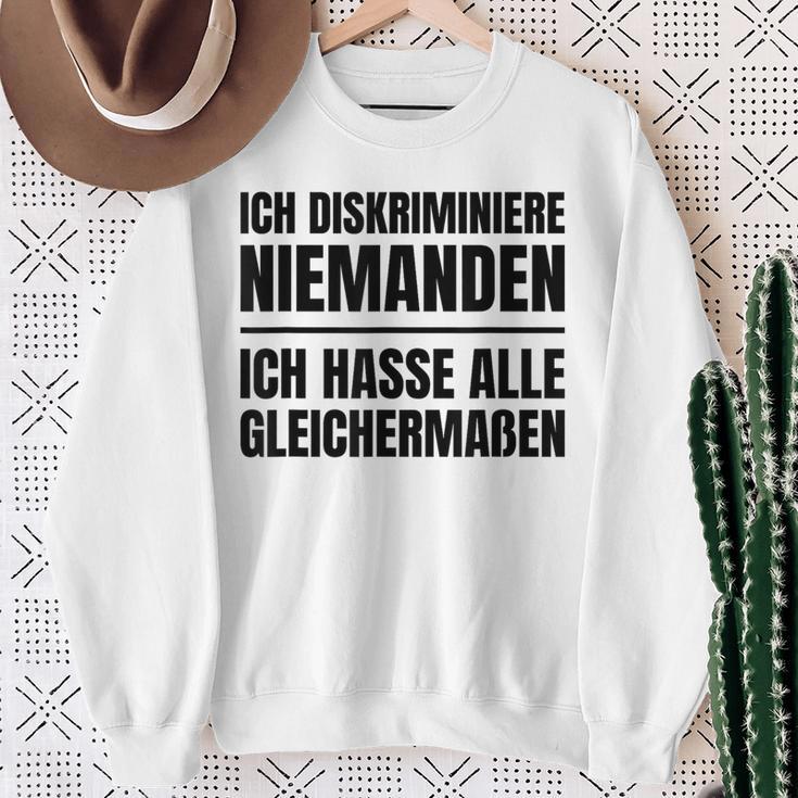 Misanthrop Menschenfeind Gray Sweatshirt Geschenke für alte Frauen