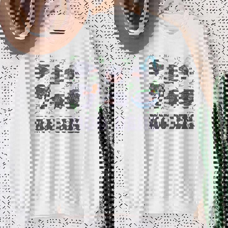 Moo Deng Baby Hippo Collection Cute Animal Hippo Lovers Sweatshirt Gifts for Old Women