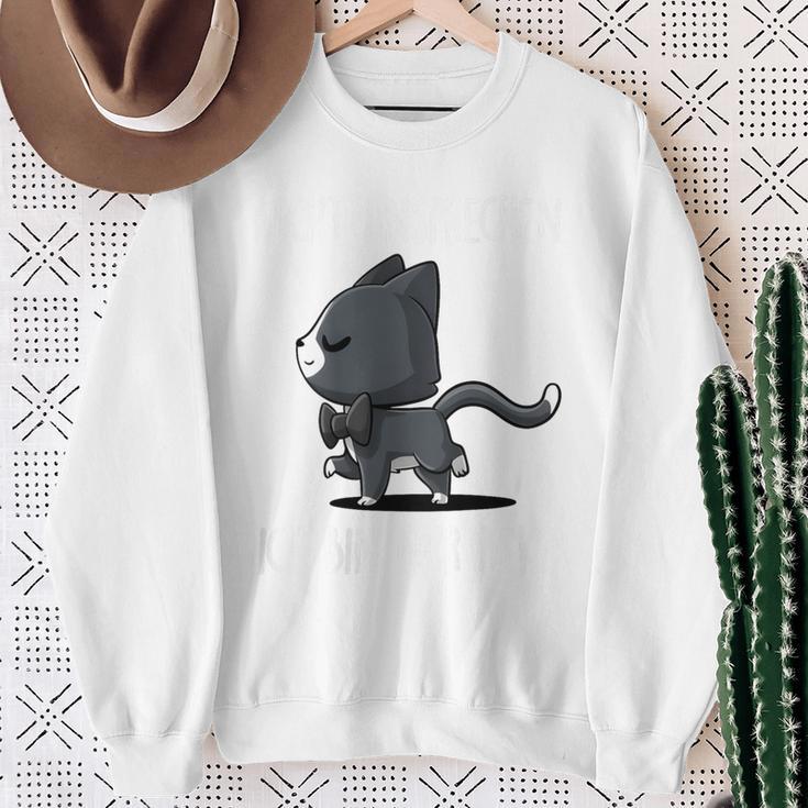 Nicht Ansprechen Ich Bin Nur Deko Sweatshirt Geschenke für alte Frauen