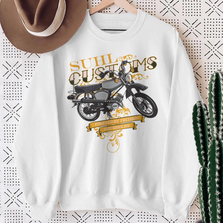 Ostdeutschland Suhl Simson Enduro S50 S51a Suhl Customs Sweatshirt Geschenke für alte Frauen