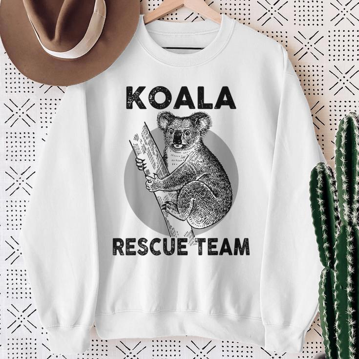 Rettet Den Koalabärintage Animals Outfits Rescue Australia Sweatshirt Geschenke für alte Frauen