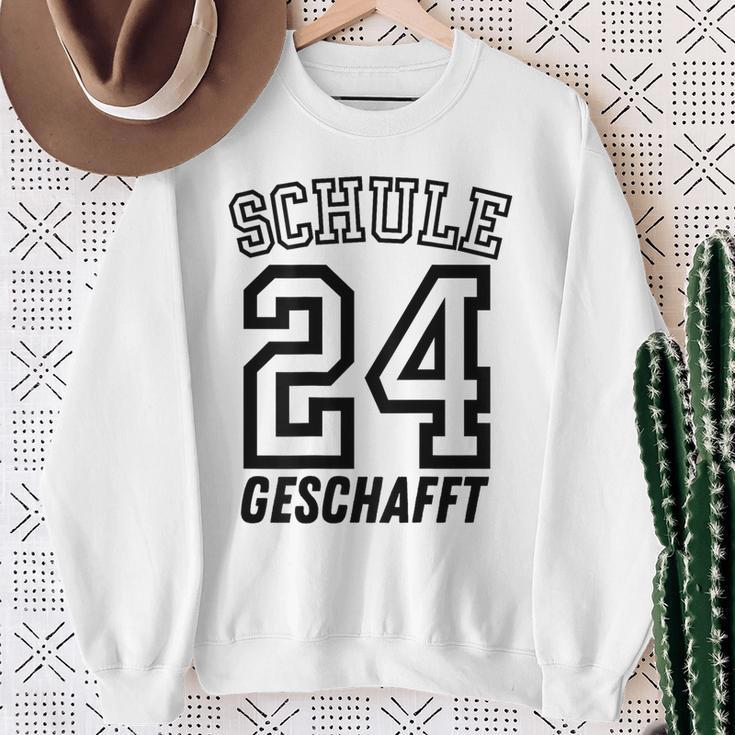 School Graduation Realschule Hauptschule 2024 Sweatshirt Geschenke für alte Frauen