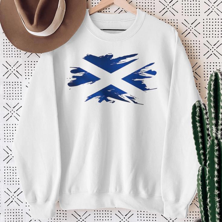 Scotland Scotland Flag Scotland S Sweatshirt Geschenke für alte Frauen