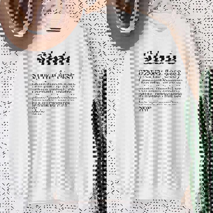 Sidunea Prénom Definition Sinónimo Déesse Drôle Humor Camisa de entrenamiento Regalos para ancianas