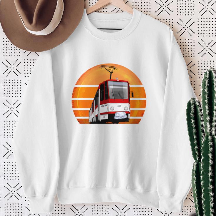 Straßenbahn Yoga Lustiges Strassenbahn Kt4d Straßenbahn Sweatshirt Geschenke für alte Frauen