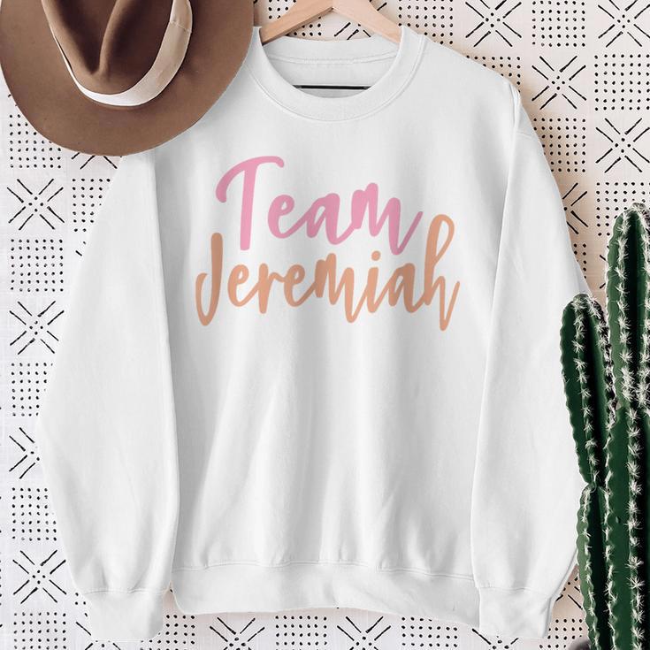 Team Jeremiah Sweatshirt Geschenke für alte Frauen