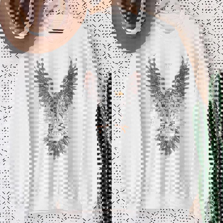 Urbano Hip Hopintage Hipster Edgy Y2k Backprint Streetwear Felpa Regalos para ancianas