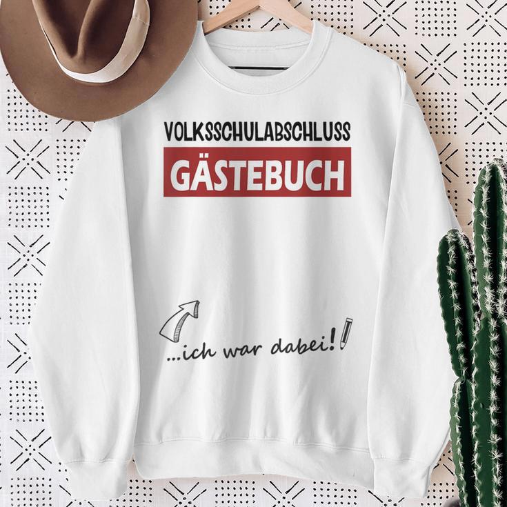 Volksschule Geschafft Popular School Graduation Guest Book 4 Class S Sweatshirt Geschenke für alte Frauen