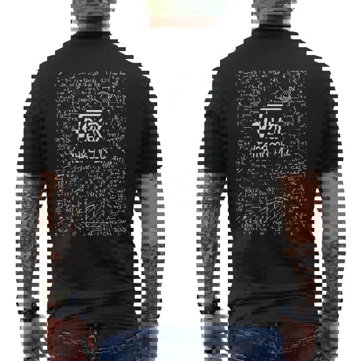 16° Regalo Di Compleanno Radice Quadrata Di 256 T-shirt da uomo con stampa posteriore