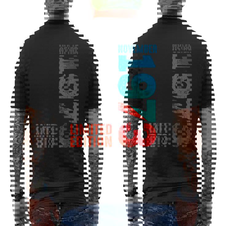 1973 Edizione Limitata 1973 Novembre 1973 Anno 1973 Retro 1973 T-shirt da uomo con stampa posteriore
