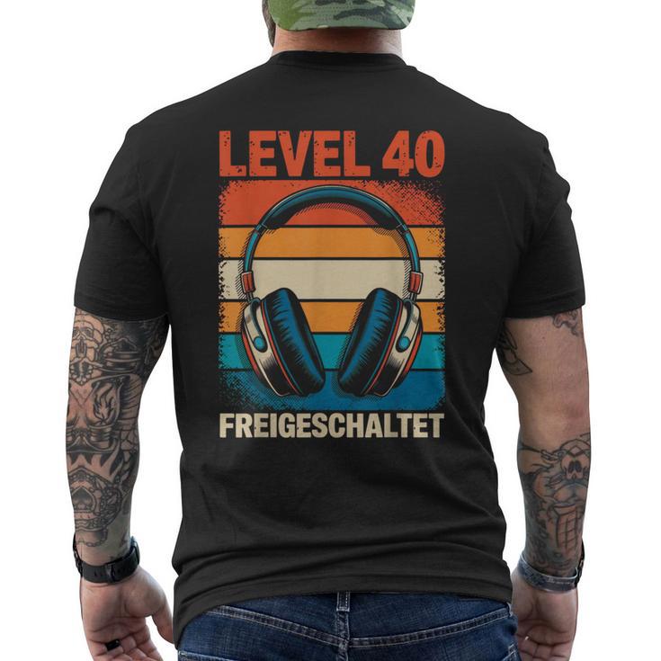 40 Geburtstag Mann Frau 40 Jahre 1984 Deko Lustig Geschenk T-Shirt mit Rückendruck