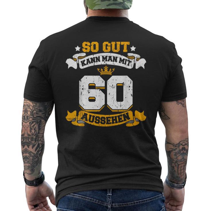 60 Birthday Slogan T-Shirt mit Rückendruck