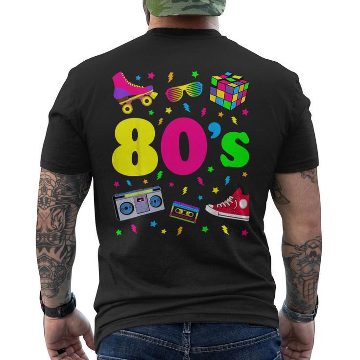 I LOVE FANCY DRESS 80er Jahre Pop Star T-Shirt – Weiß Mit Schwarzem Slogan, Größe L (102-107 Cm Brust)