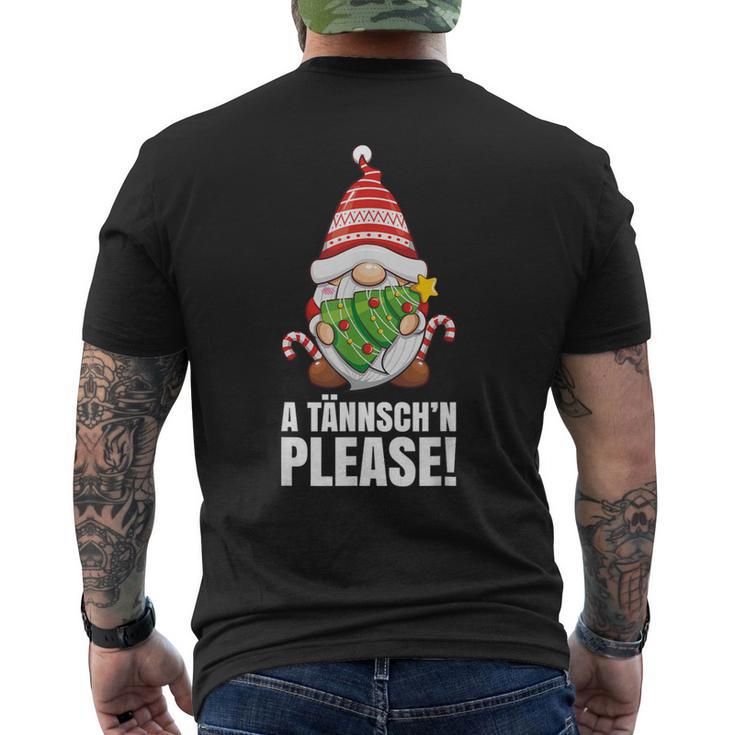 Ä Tännschen Please Weihnachten Tannenbaum T-Shirt mit Rückendruck