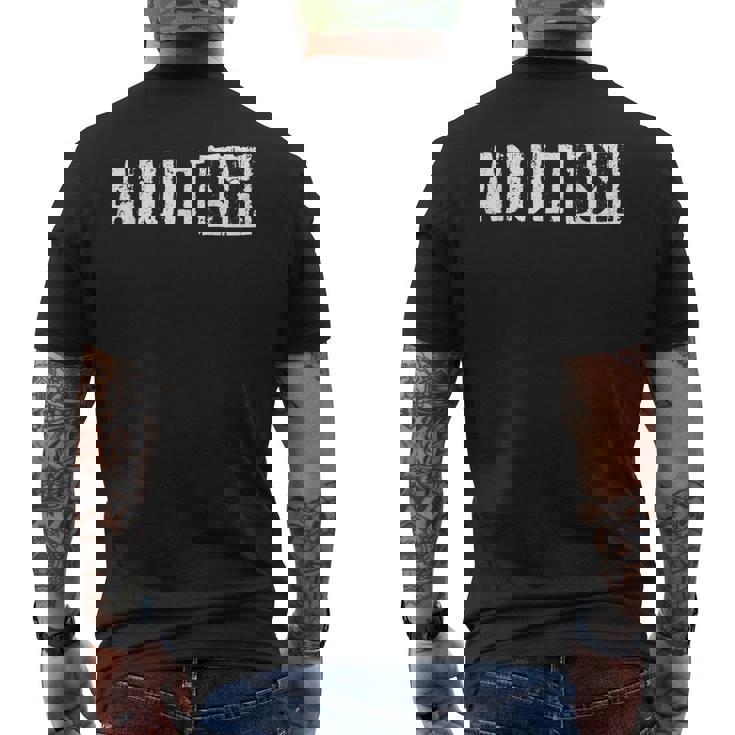 Adult-Ish 18Th Birthday Men's T-shirt Back Print