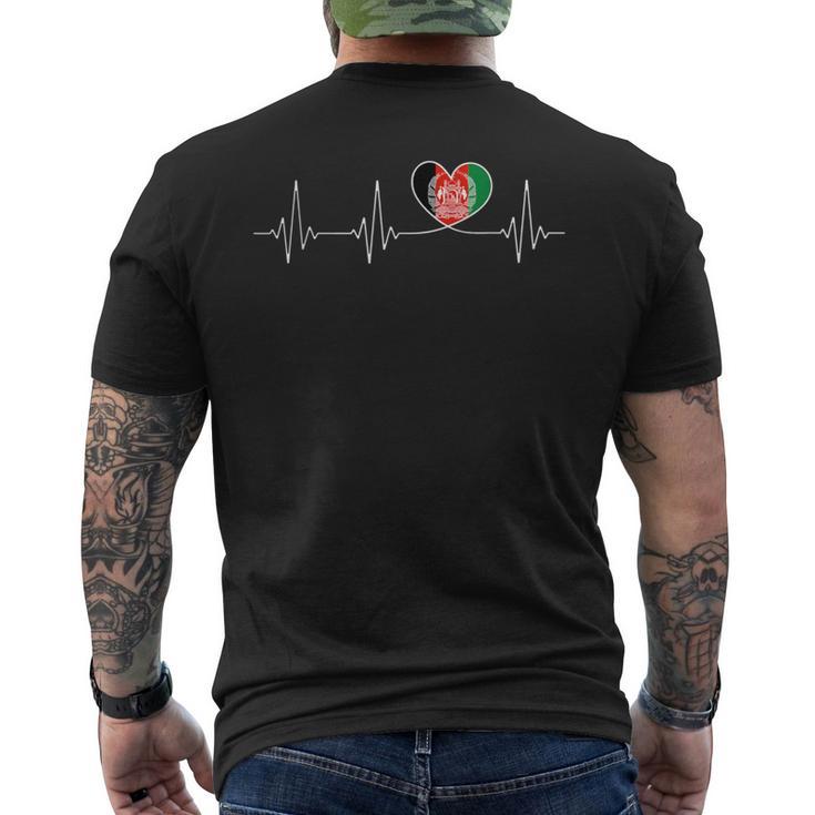 Afghanistan Love And Afghan Flag For Afghanistan T-Shirt mit Rückendruck