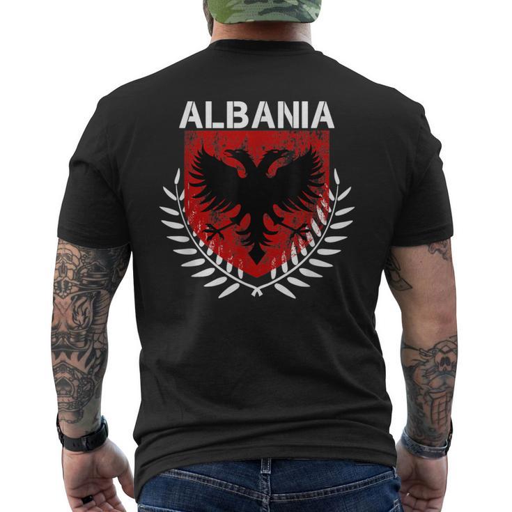 Águila Albanesa Albania Albanesa Albania Albania Camiseta Hombre Estampado Espalda