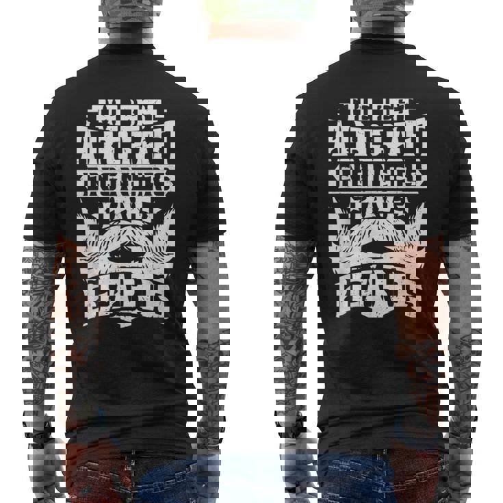 Aircraft Engineer Bearded Aircraft Engineering Engineer Camiseta Hombre Estampado Espalda