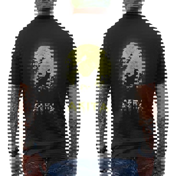 Akita Halloween Men's T-shirt Back Print