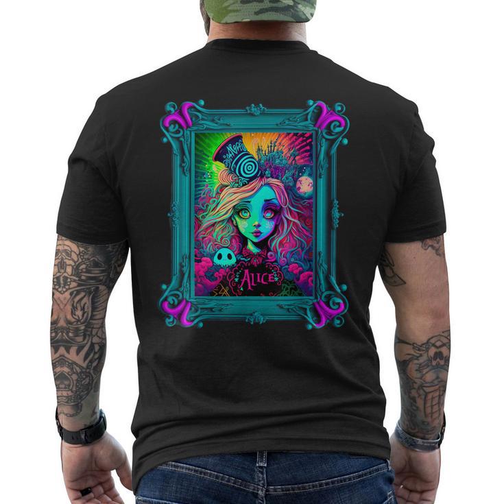 Alice In Wonderland T-Shirt mit Rückendruck