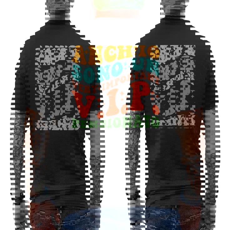 Anch'io Sono Unipery Important Pensionato 2024 2025 T-shirt da uomo con stampa posteriore