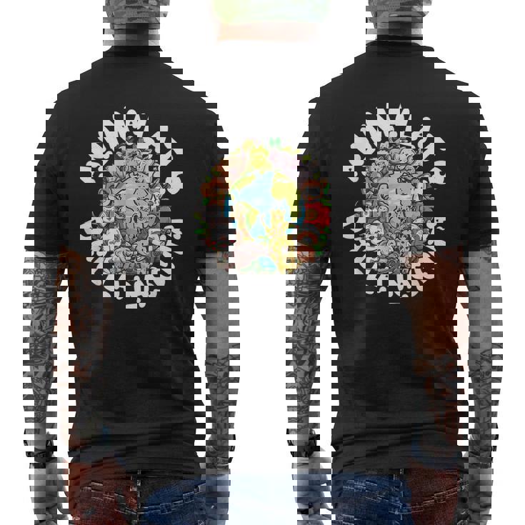 Animalata Cronica Animalato Cronico Amante Animali T-shirt da uomo con stampa posteriore