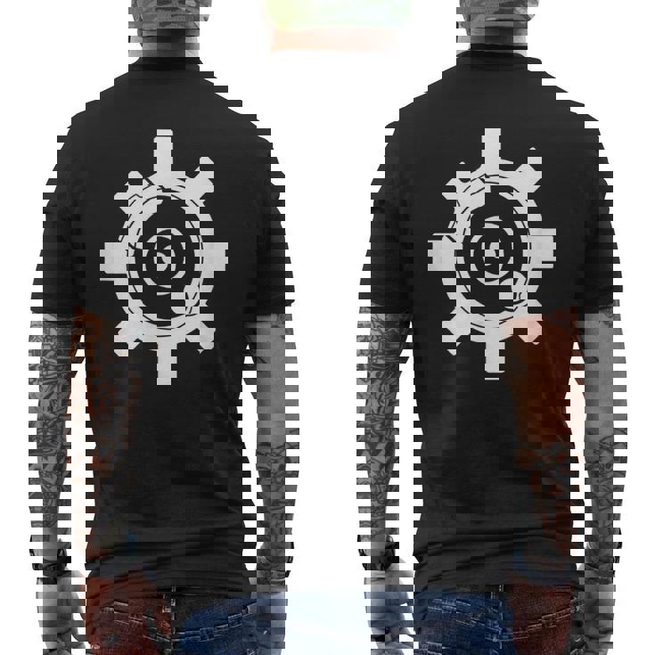 Ar-15 Bolt Face T-shirt da uomo con stampa posteriore