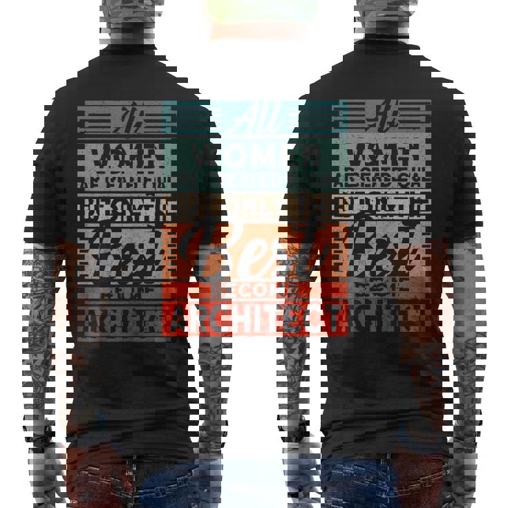 Arquitectura Estudiante Arquitecto Camiseta Hombre Estampado Espalda