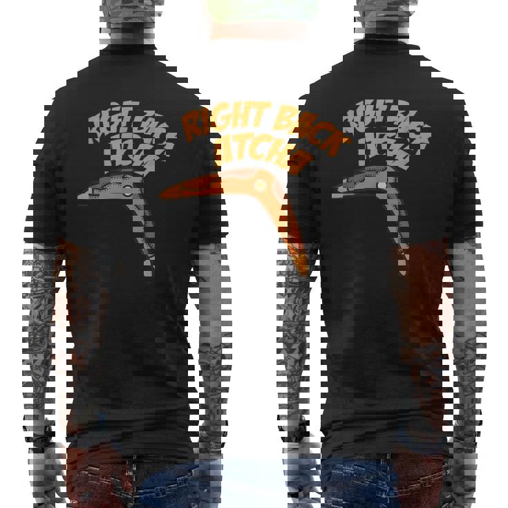 Atcha Boomerang T-shirt da uomo con stampa posteriore