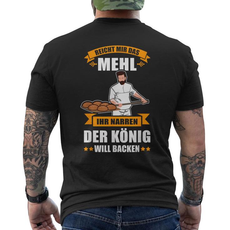 Bäckermeister T-Shirt mit Rückendruck