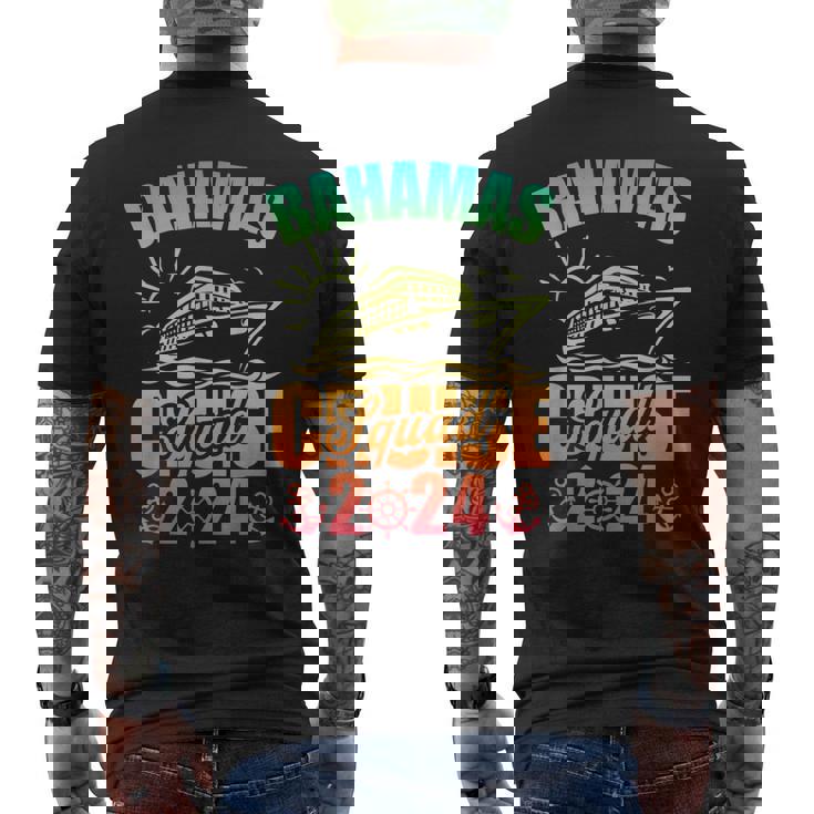 Bahamas Cruise Squad 2024 Summer Matching Family Cruise Men's T-shirt Back Print