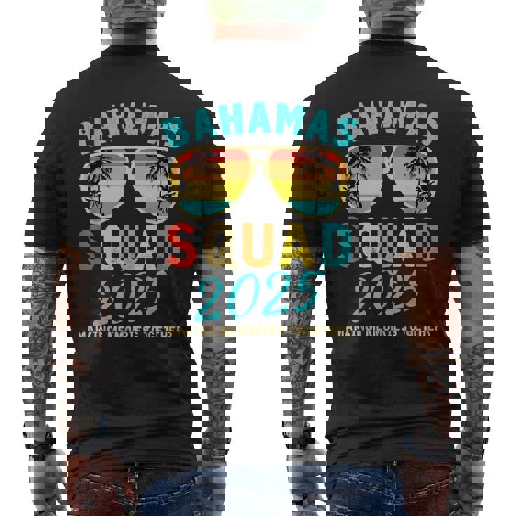 Bahamas Vacation 2025 Squad Family Friends Matching Group Men's T-shirt Back Print