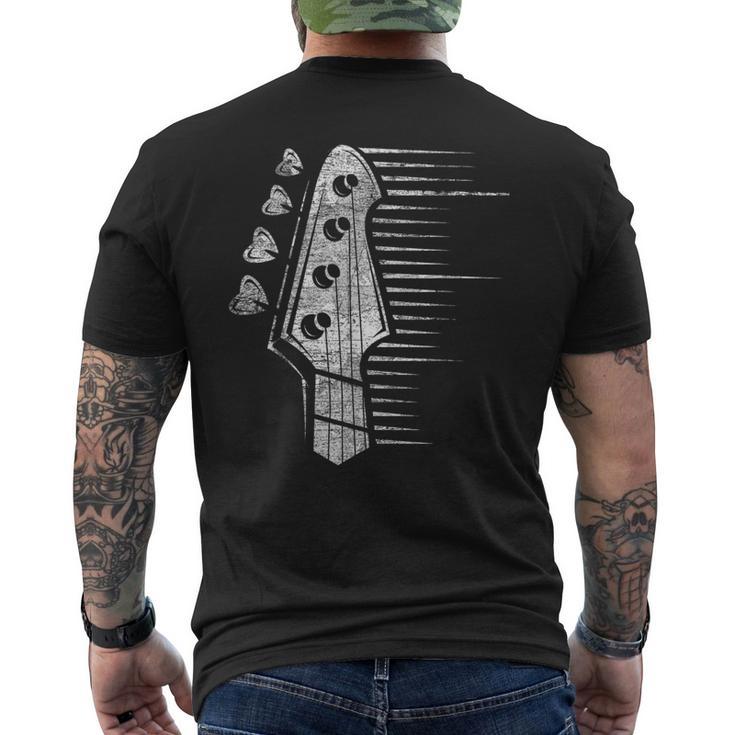 Bajo Eléctrico Rockero Rock Música Instrumento Bajista Camiseta Hombre Estampado Espalda