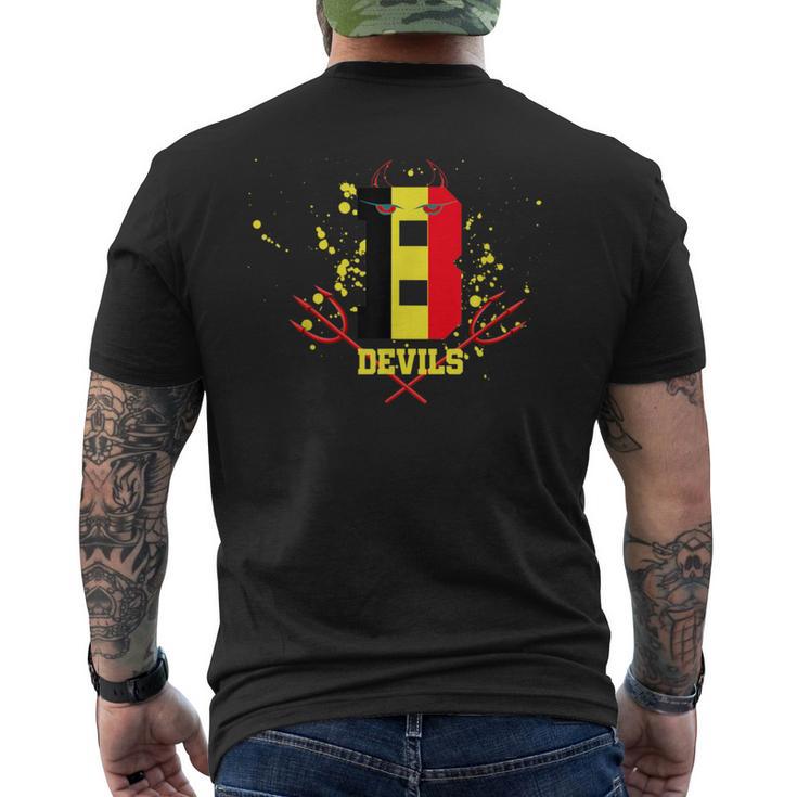 Belgium Devils Football T-Shirt mit Rückendruck