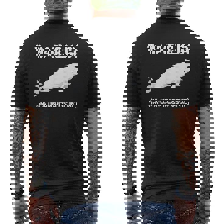 Beluga Wal Costume Io Sono Un Beluga T-shirt da uomo con stampa posteriore