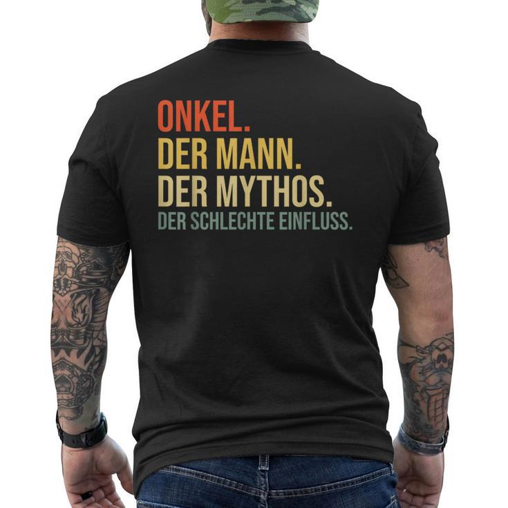 Beste Uncle Beste Uncle T-Shirt mit Rückendruck