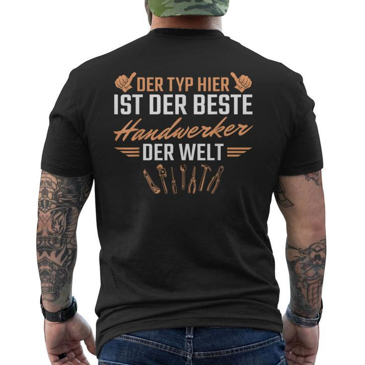 Bester Handwerker Der Welt Diy T-Shirt mit Rückendruck