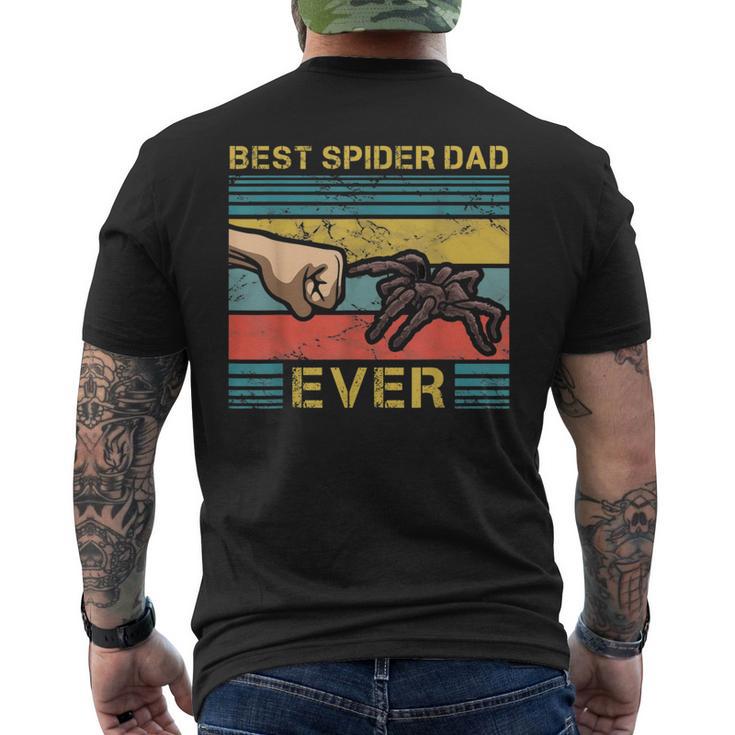 Bester Spinnen Papa Tarantula Pet Terrarium Father T-Shirt mit Rückendruck