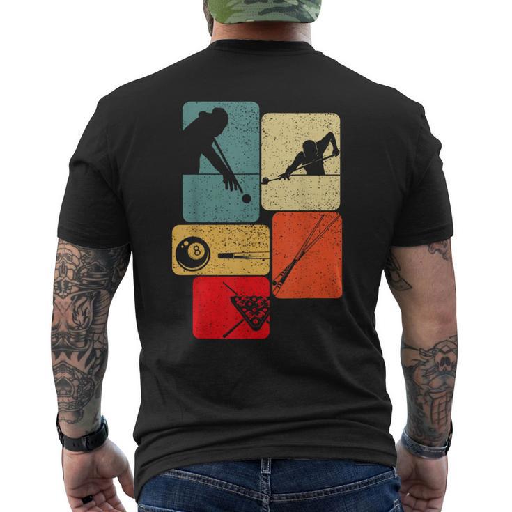 Billiard Pool Snooker T-Shirt mit Rückendruck