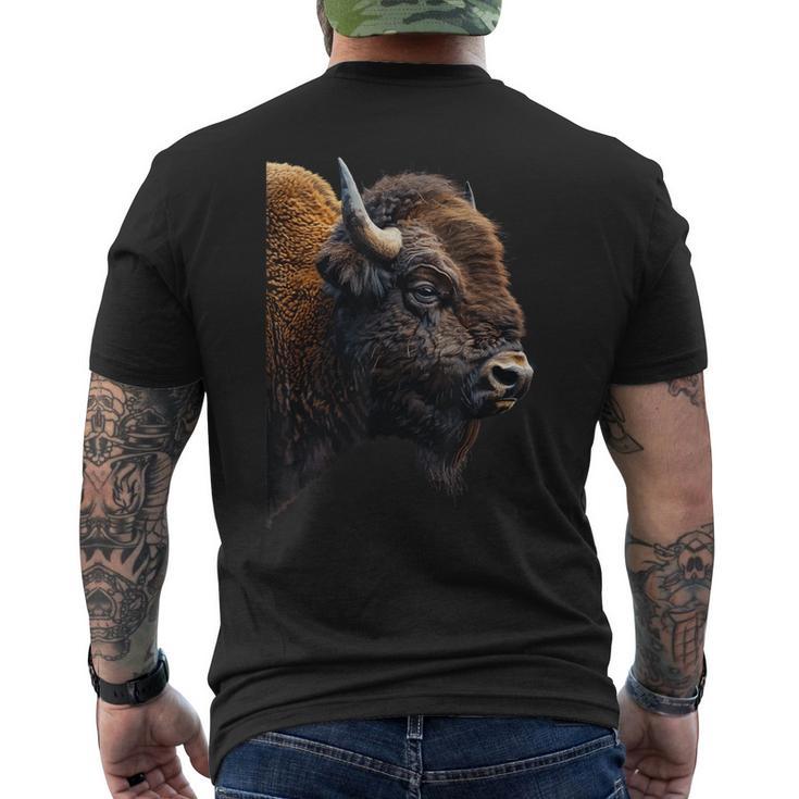 Bison T-Shirt mit Rückendruck