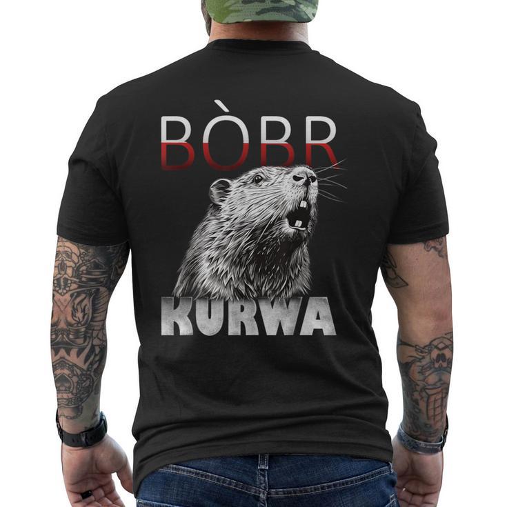 Bobr Kurwa Biber Bober Bobr T-Shirt mit Rückendruck