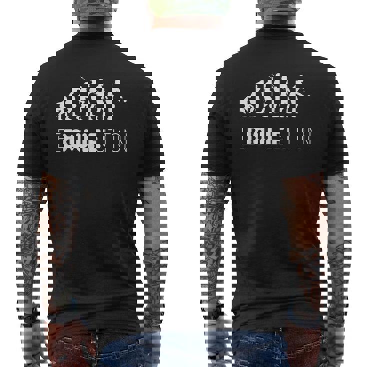Bocce Ebouleution Bocci Evolution Bocces Player Petanque T-shirt da uomo con stampa posteriore