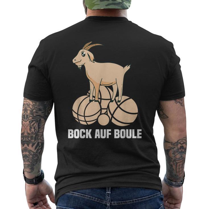 Bock Auf Boule Boule Petanque T-Shirt mit Rückendruck