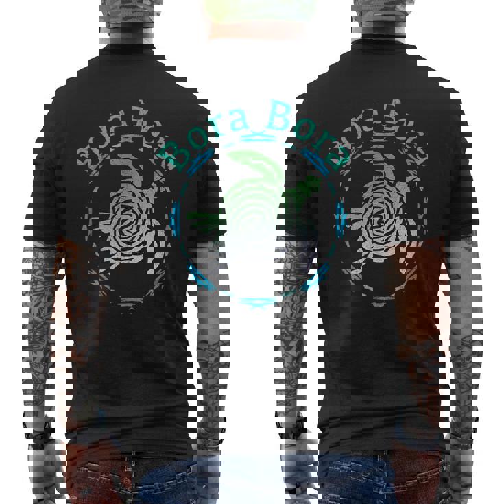 Bora Boraintage Tribal Turtle T-shirt da uomo con stampa posteriore