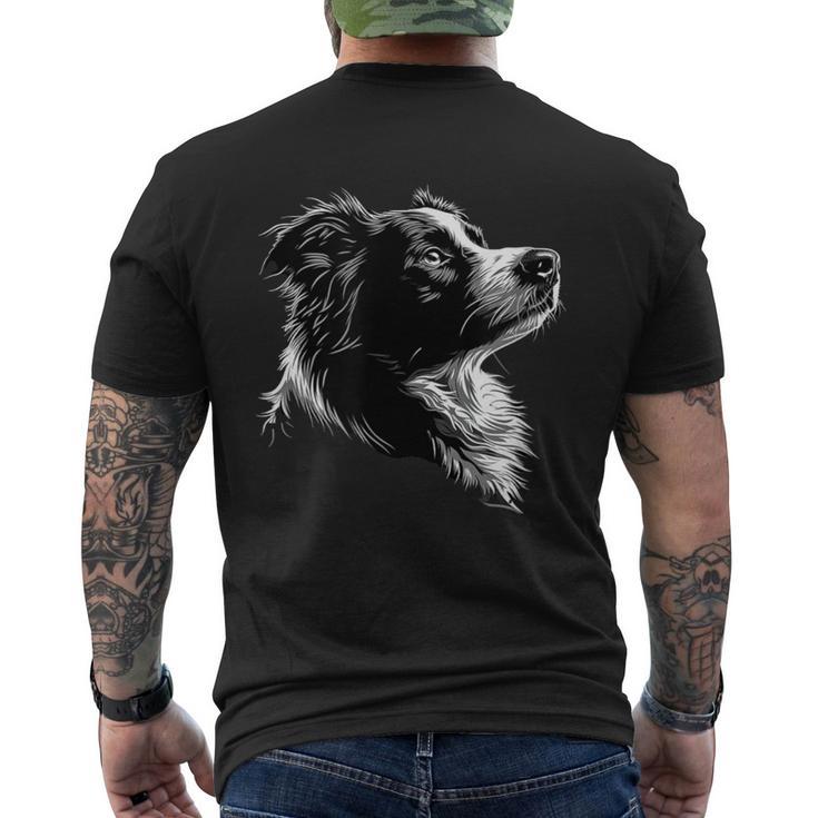 And Border Collie T-Shirt mit Rückendruck