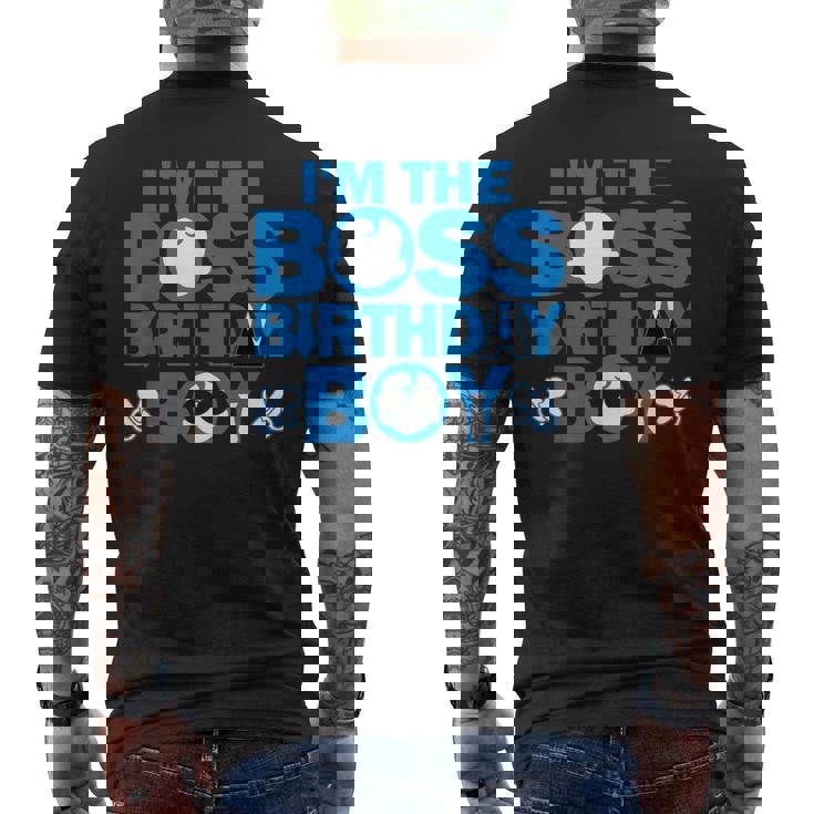 Im The Boss Birthday Boy Baby Family Party Decorations Men's T-shirt Back Print