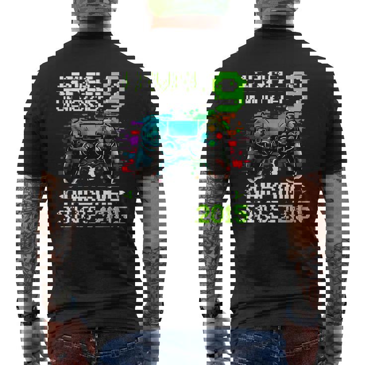 Boy Level 9Ideogioco Sbloccato 9 ° Compleanno T-shirt da uomo con stampa posteriore