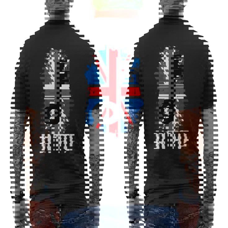 Britpop Music Lover Indie Pop Music De Los Años 90 Camiseta Hombre Estampado Espalda