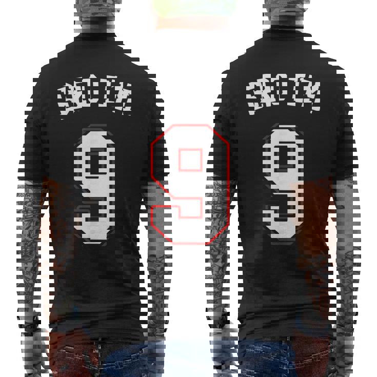 Bro I'm 9 9 Anni Nono Compleanno 9° Compleanno T-shirt da uomo con stampa posteriore