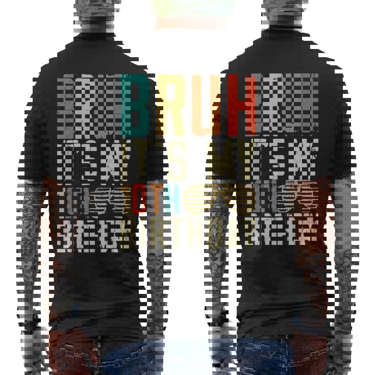 Bruh It's My 10Th Birthday Men's T-shirt Back Print
